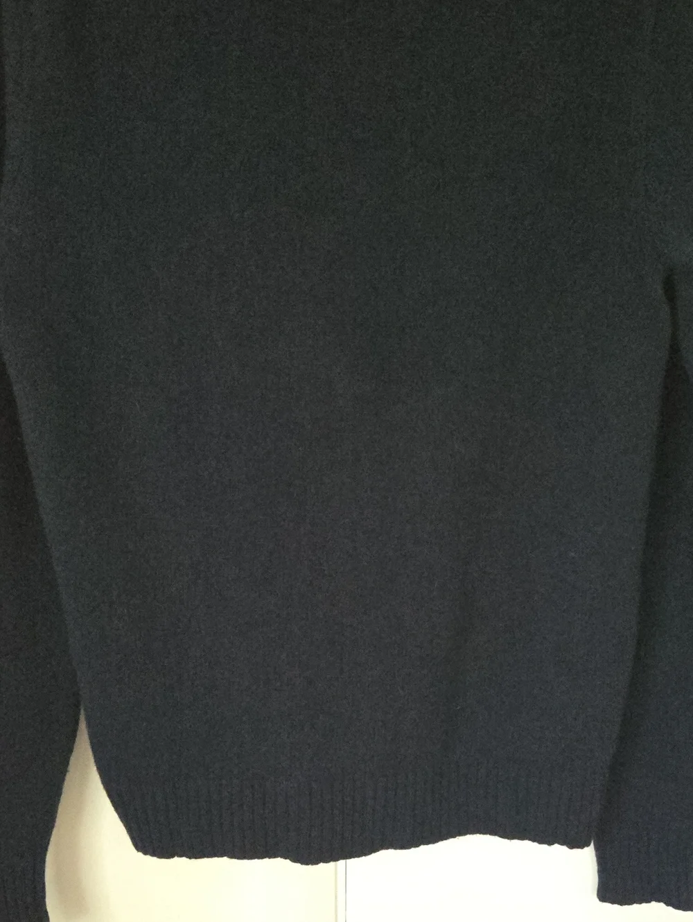 J. Crew Men’s Lambswool Shawl Collar Knit Sweater Navy Size Small NWOT